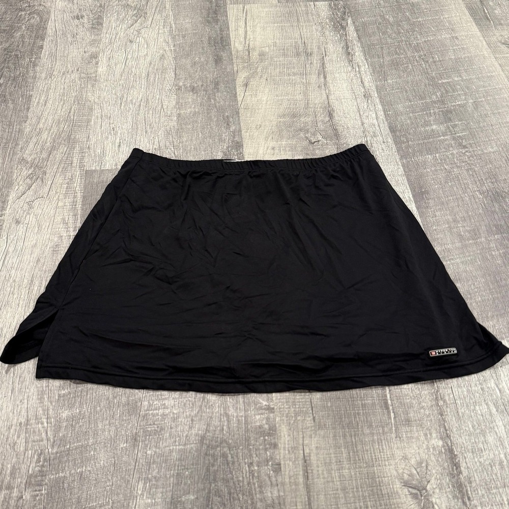 Wilson Hyper-Tek System Womens Skort XL Black Nylon Lycra Athletic W034045